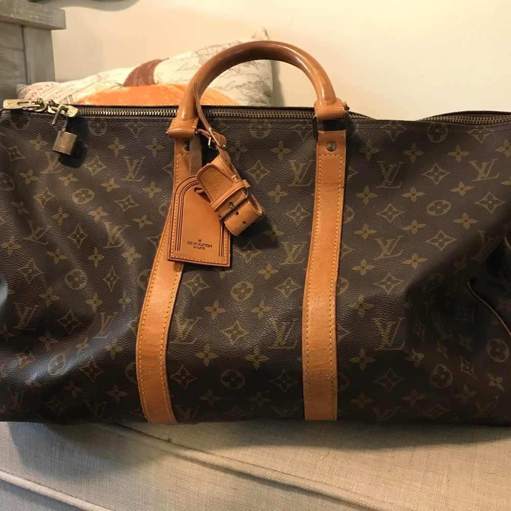 Louis vuitton  malletier carry all duffel